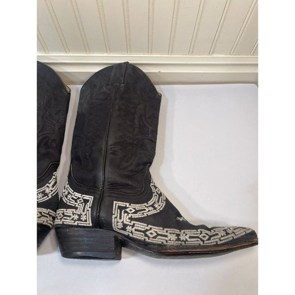 Black and White Western Boots main image 11